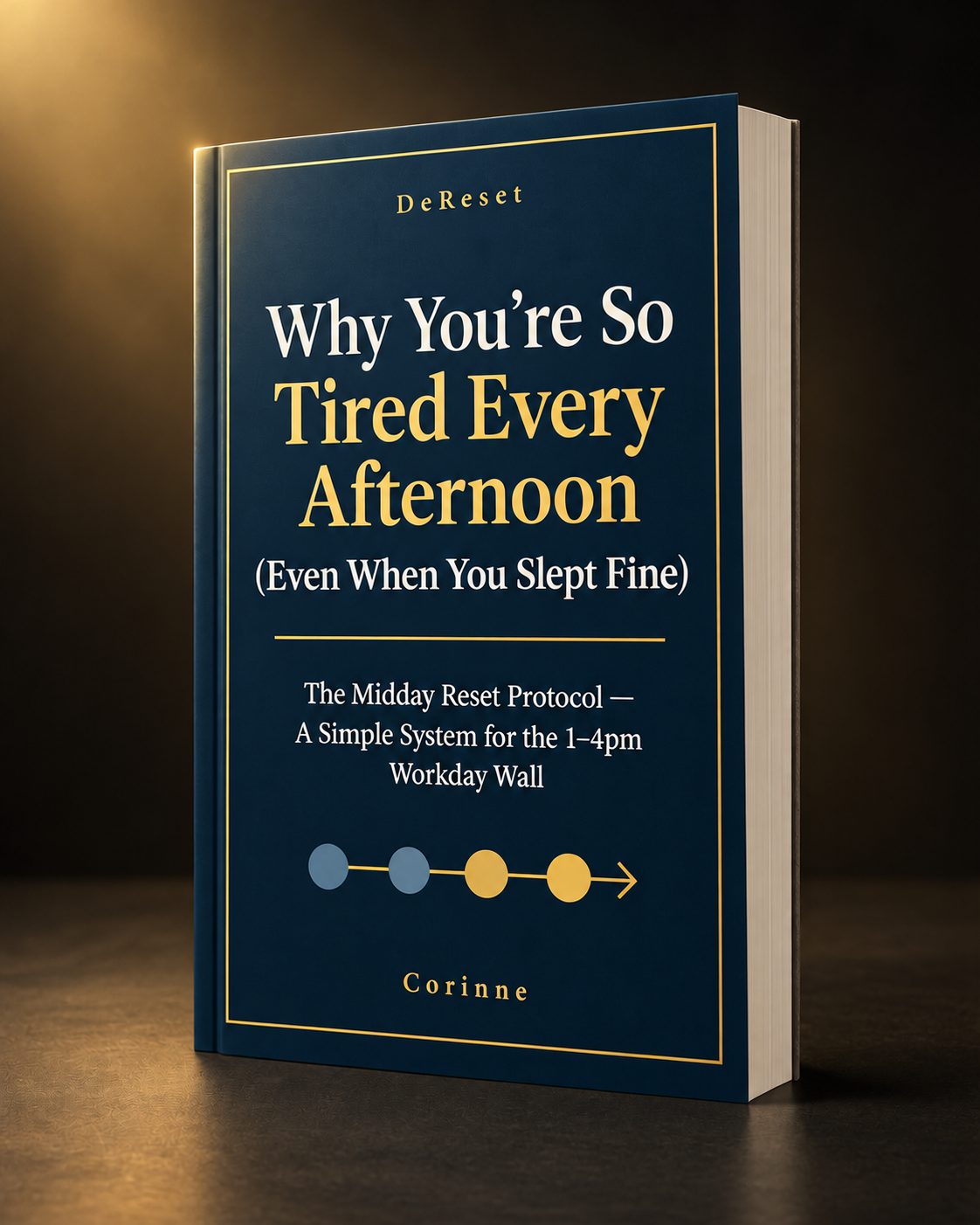Mockup of the Midday Reset Protocol core guide cover.