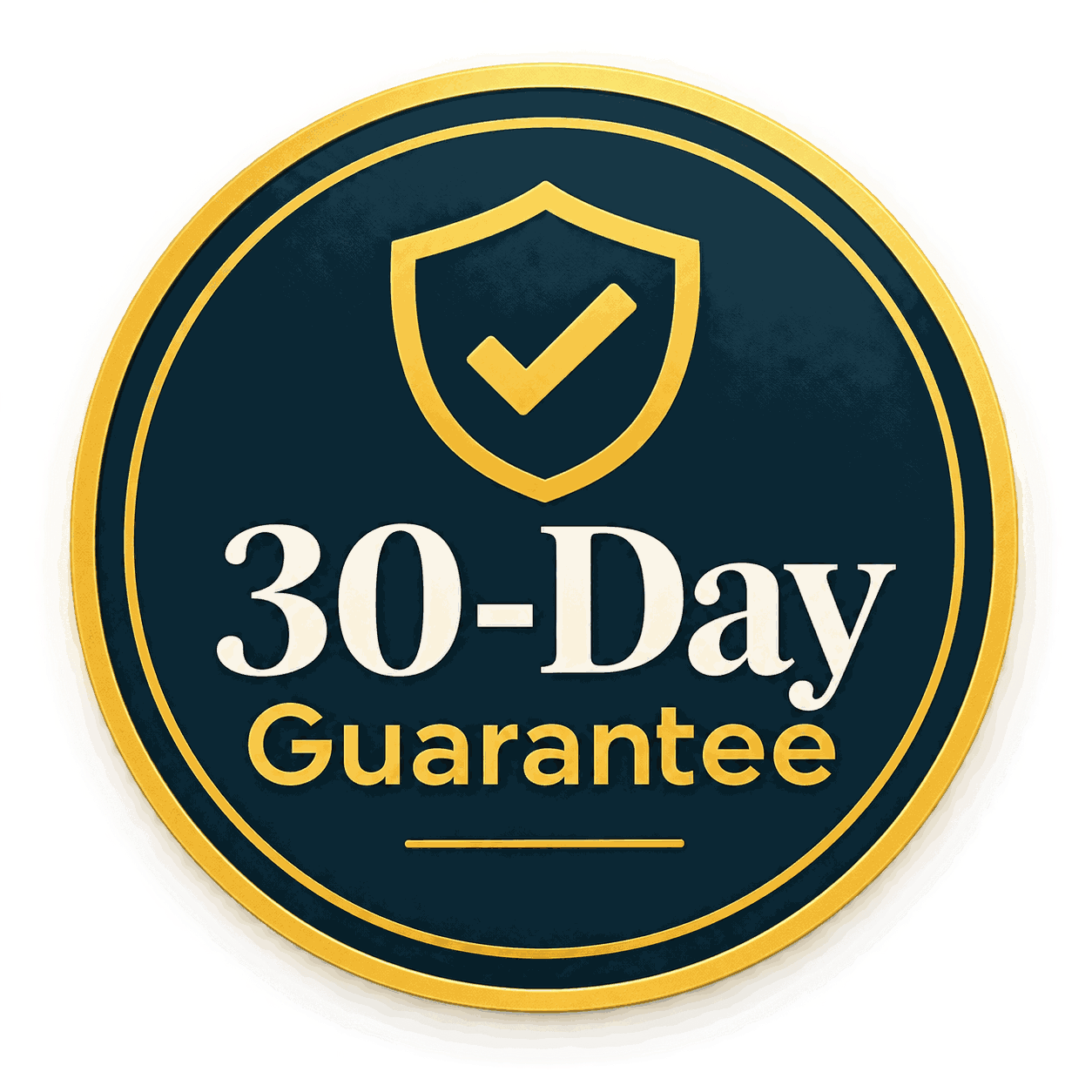 30-Day Guarantee seal.